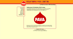 Desktop Screenshot of pava-holstebro.dk